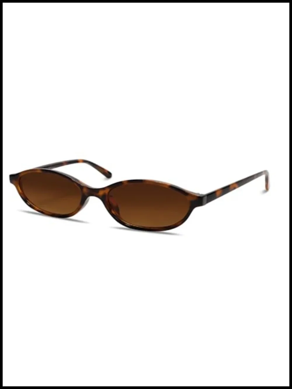 Retro Oval Sunglasses for Women Cat Eye 90s Sunnies Lightweight UV Protection